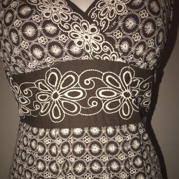 B. Darlin size 5/6 brown cotton sleeveless dress - Picture 2 of 6